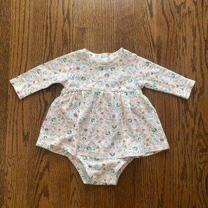 The Peanutshell Birds & Floral Baby Dress